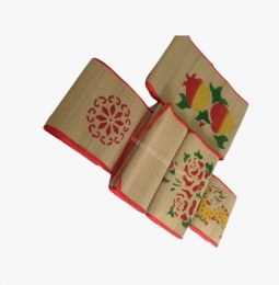Chiếu cói in hoa (chiếu bông) - 0,8m x 2m