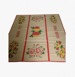 Chiếu cói in hoa (chiếu bông) - 1m8 x 2m